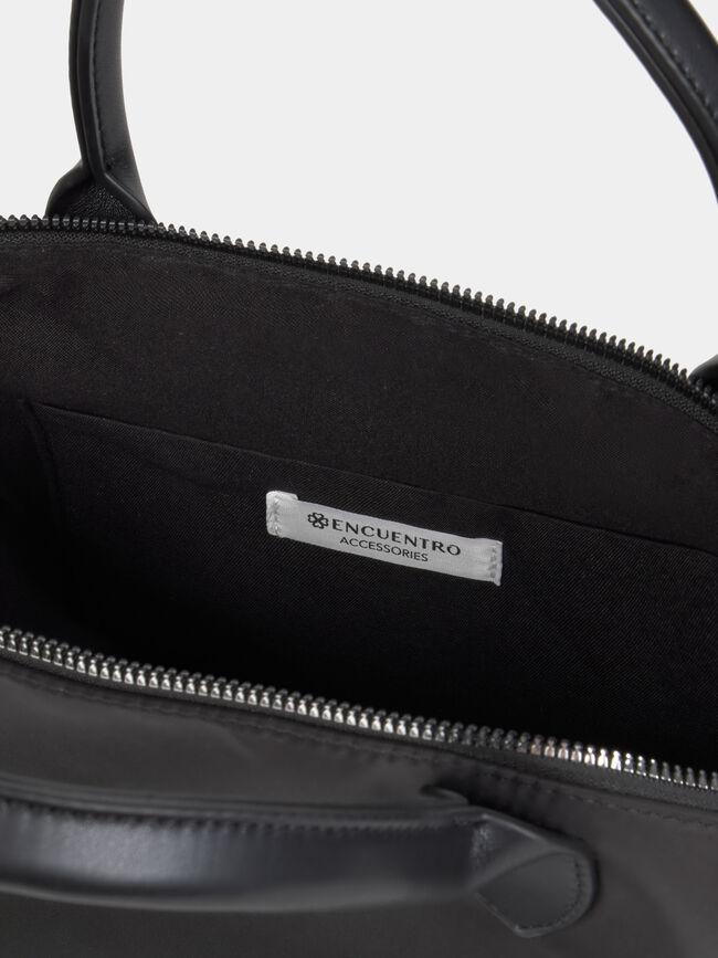 BOLSO BANDOLERA NYLON Negro