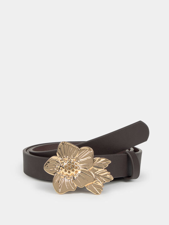 CINTUR&Oacute;N POLIPIEL HEBILLA Cafe Noir image number null