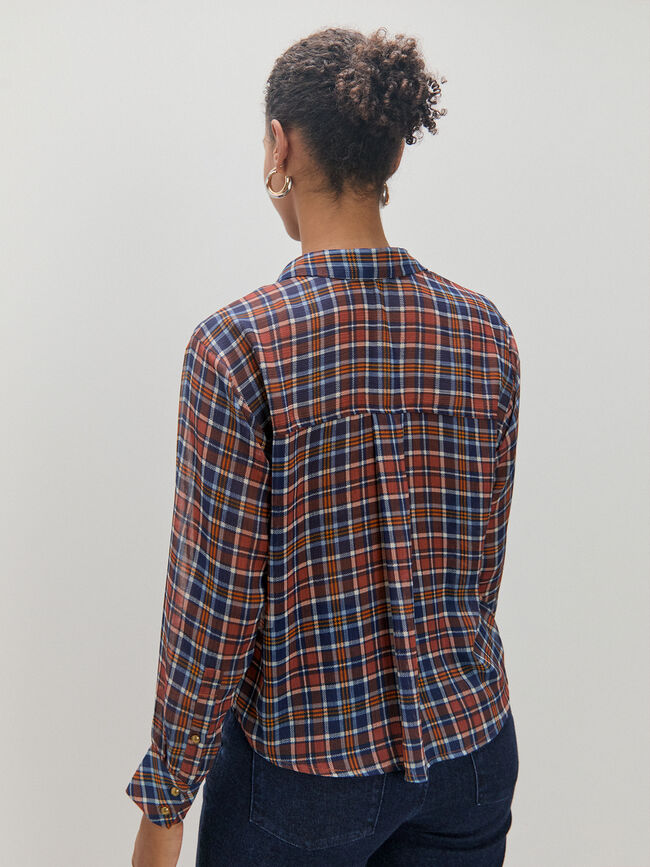 CAMISA DE CUADROS Arcilla