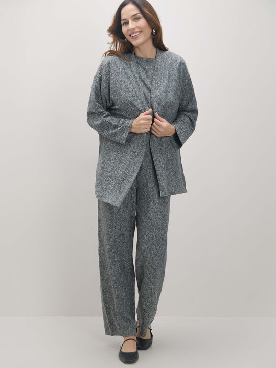 CARDIGAN LANOSO Gris vigore Osc image number null