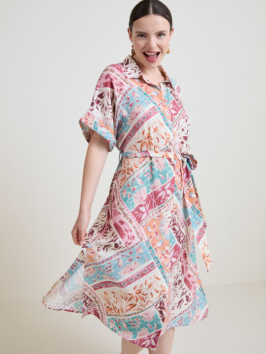 VESTIDO MIDI CAMISERO Bugambila image number null