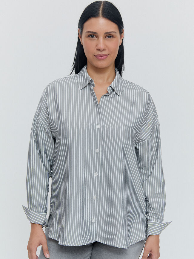 CAMISA OVERSIZE Gris