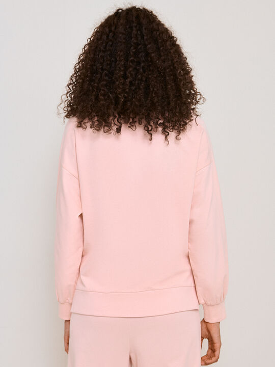 SUDADERA CORTES Rosa image number null