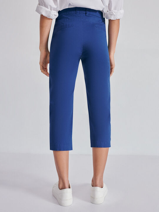 Pantalón chino capri marino claro image number null