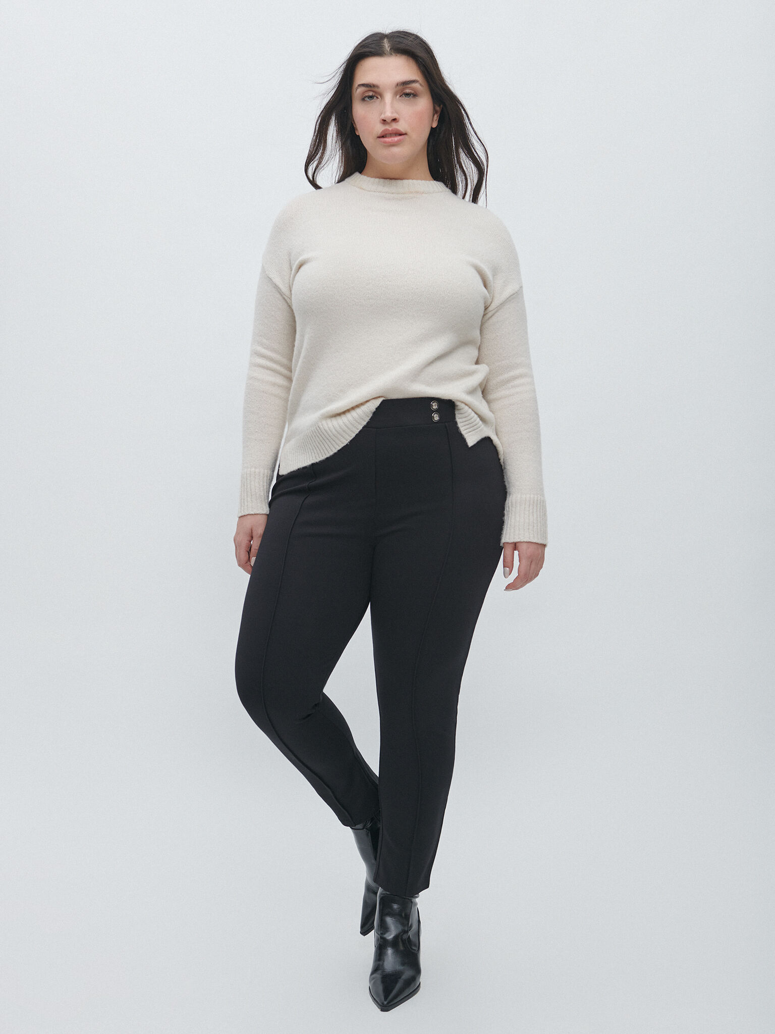 Legging punto roma mujer store