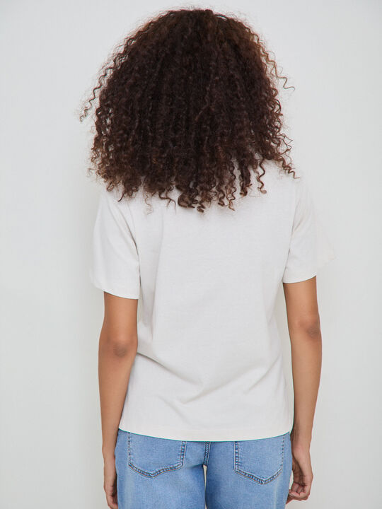 CAMISETA CUELLO PICO Piedra image number null