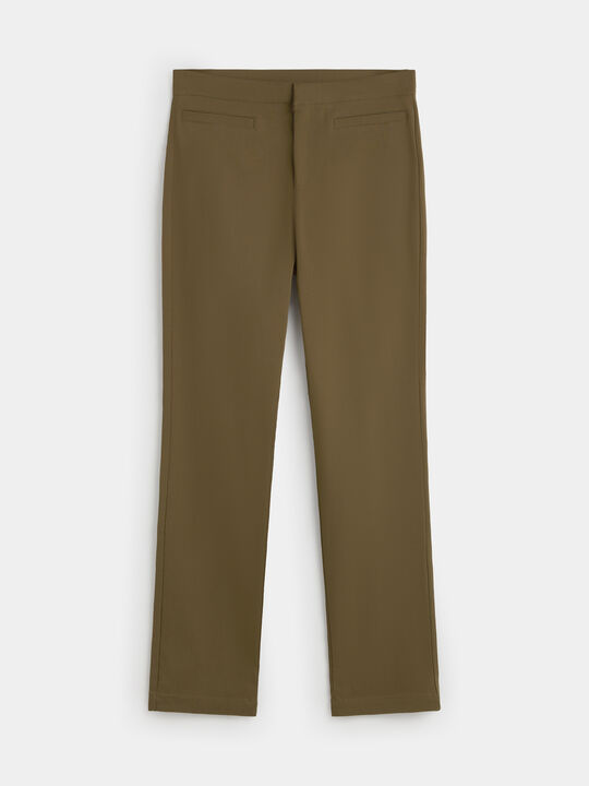 PANTAL&Oacute;N LARGO  BENGALINA kakhi Oliva image number null