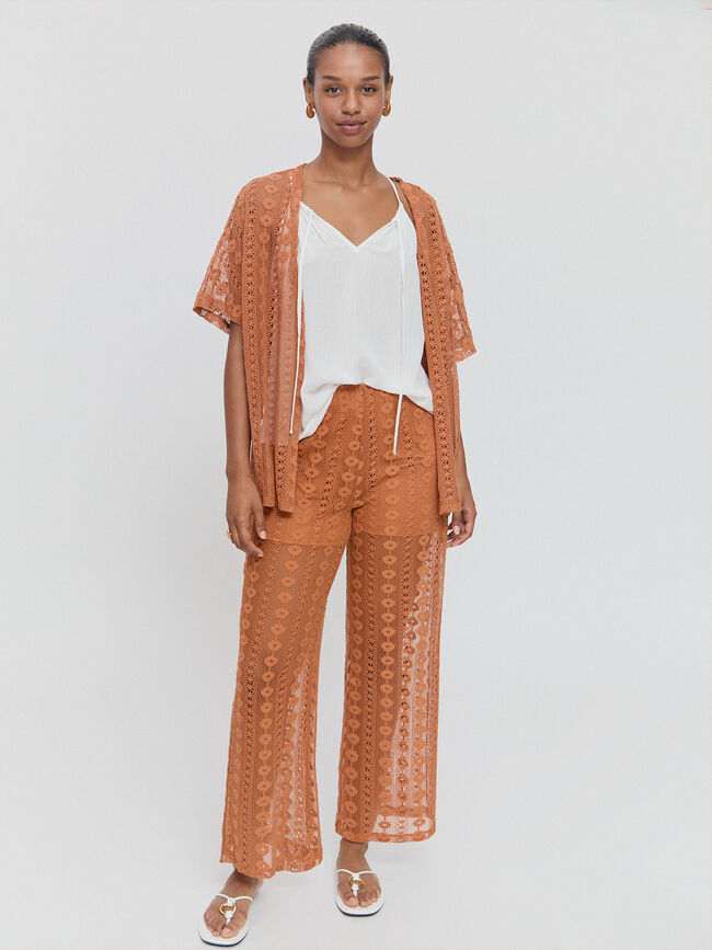 CHAQUETA TEXTURA Cognac