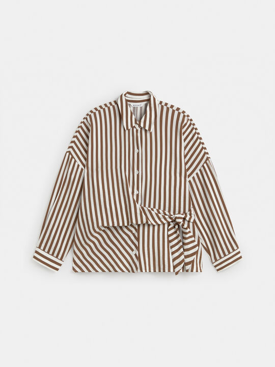 CAMISA NUDO LATERAL Toffe image number null