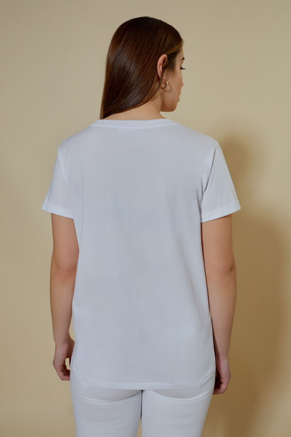 Camiseta minnie 100% algodón Blanco Optico