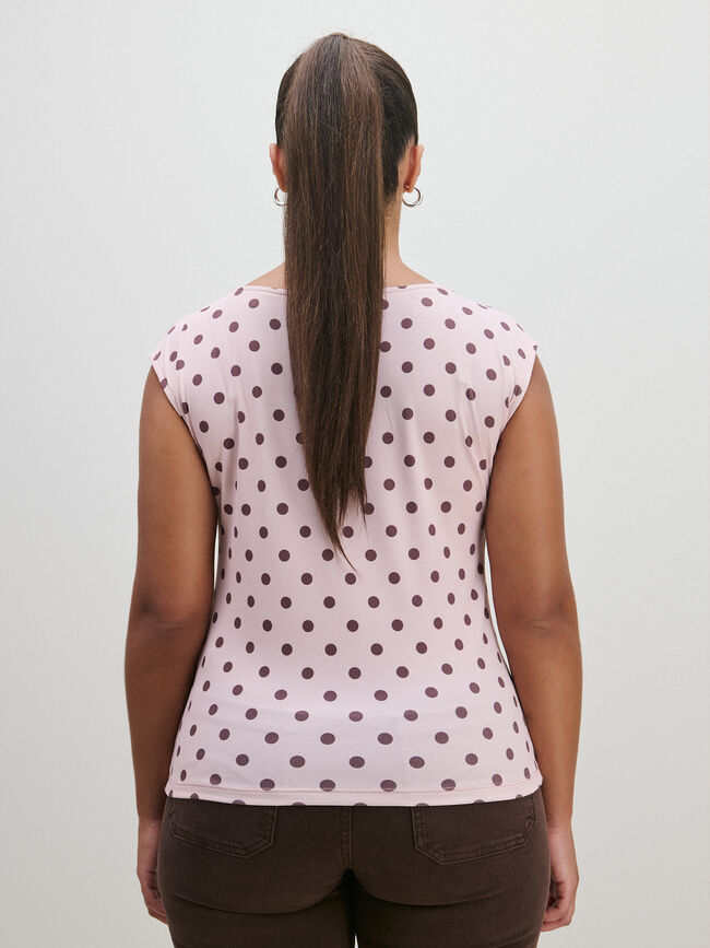 CAMISETA SISADA SUBLIMADA TOPOS Maquillaje