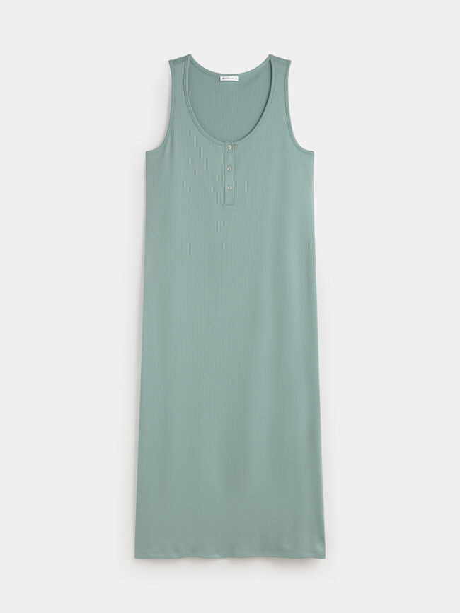VESTIDO RAYAS Vintage Blue