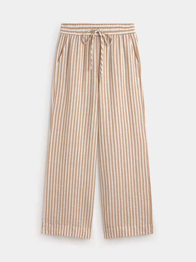PANTALON RUSTICO FLUIDO Crudo