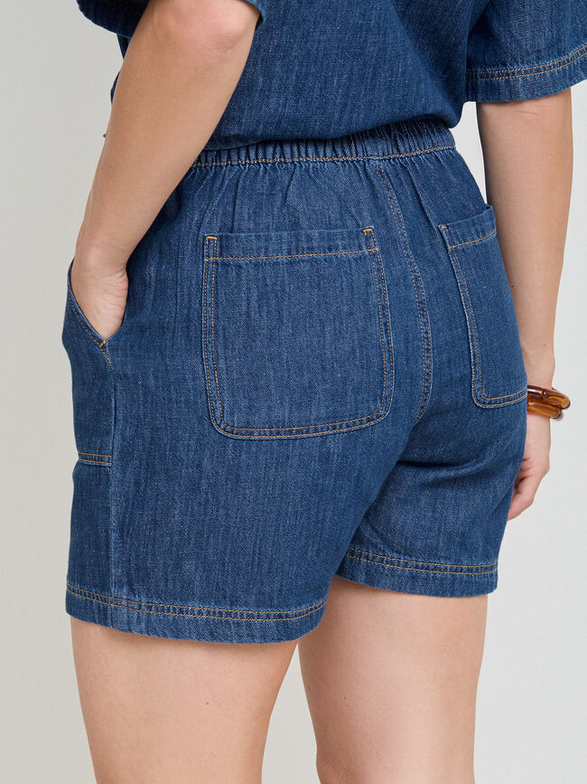 SHORT VAQUERO GOMA Rinse Wash