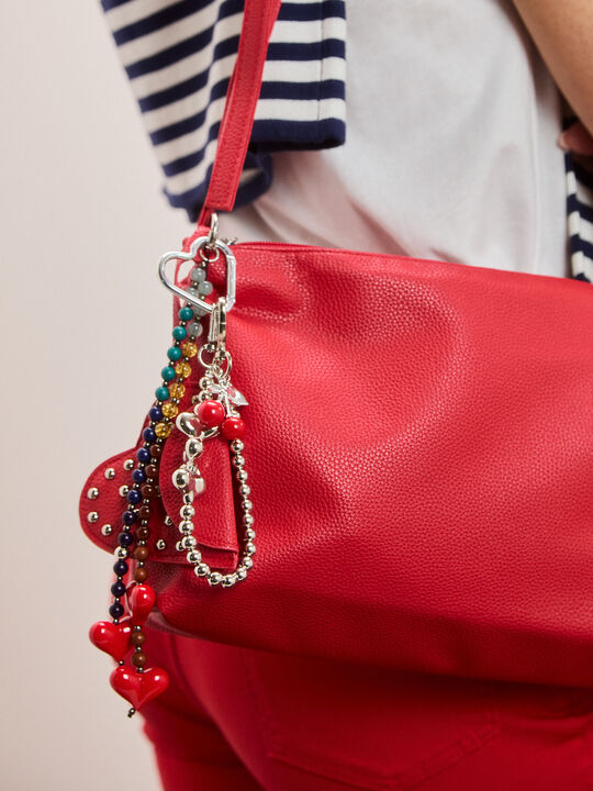 LLAVERO BOLAS CORAZ&Oacute;N Multicolor image number null