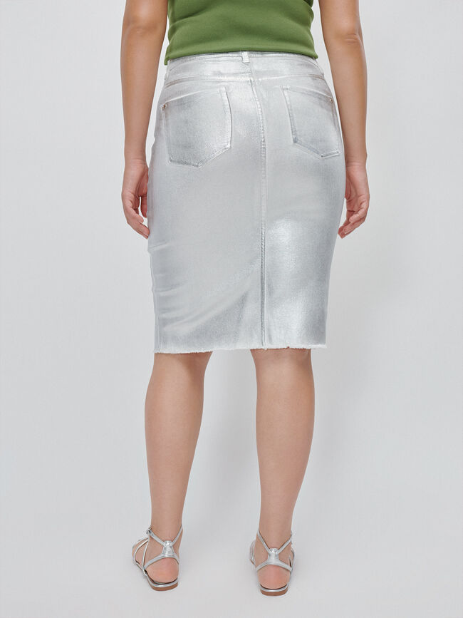 FALDA VAQUERA FOIL Plata