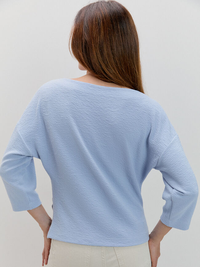 JERSEY TEXTURA Azul Chambray