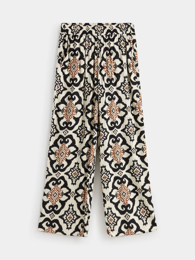PANTALON RECTO GOMA Negro