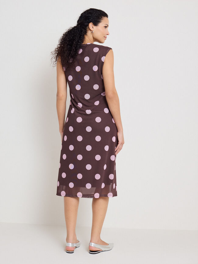 VESTIDO TUL TOPO GRANDE Estampado 1