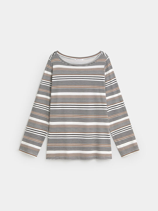 CAMISETA MANGA LARGA Rayas 3 image number null
