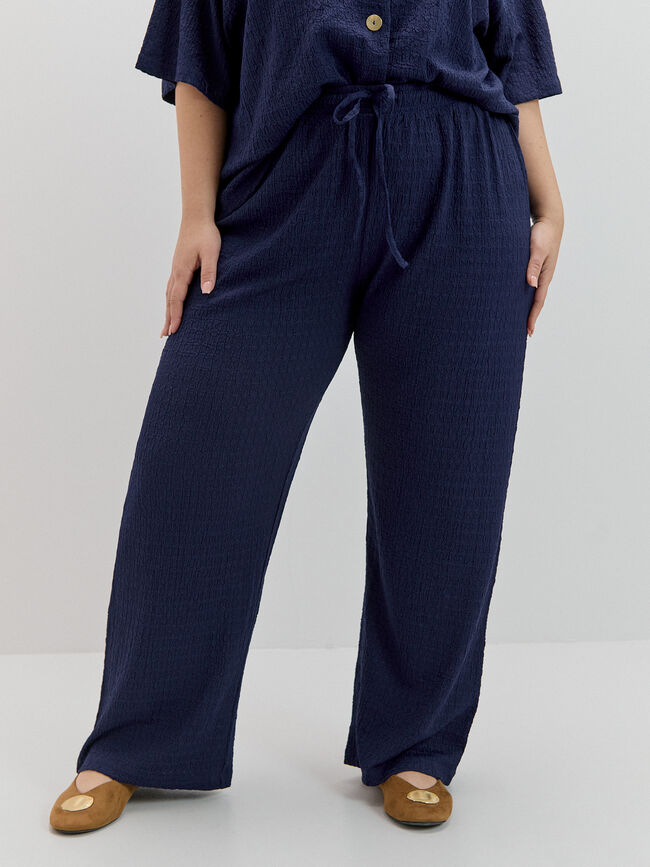 PANTALON TEXTURA Azul Noche
