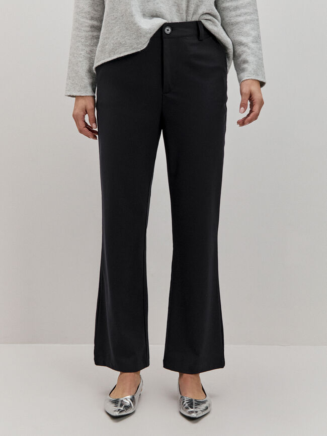 PANTALÓN RECTO Negro