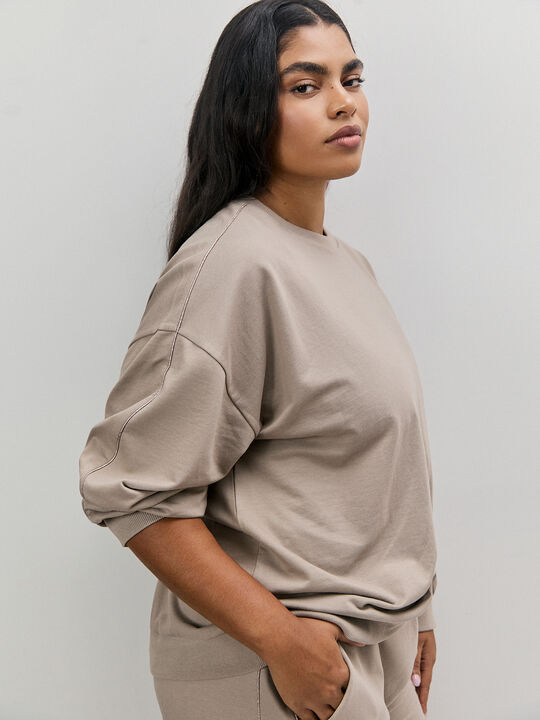 SUDADERA DETALLE BRILLO Vison image number null