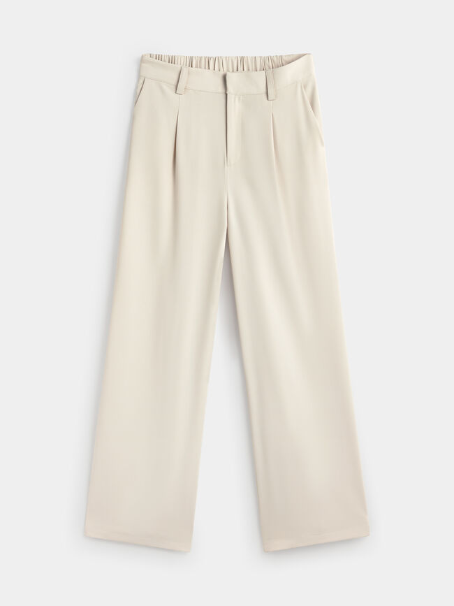 PANTALON DE VESTIR Crudo
