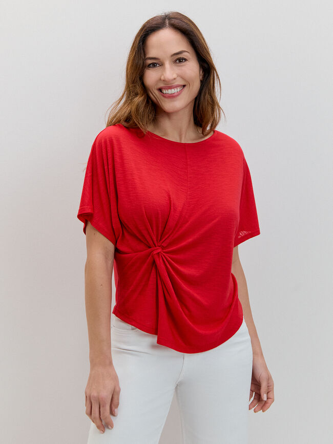 CAMISETA FLAM&Eacute; NUDO ABERTURA Rojo