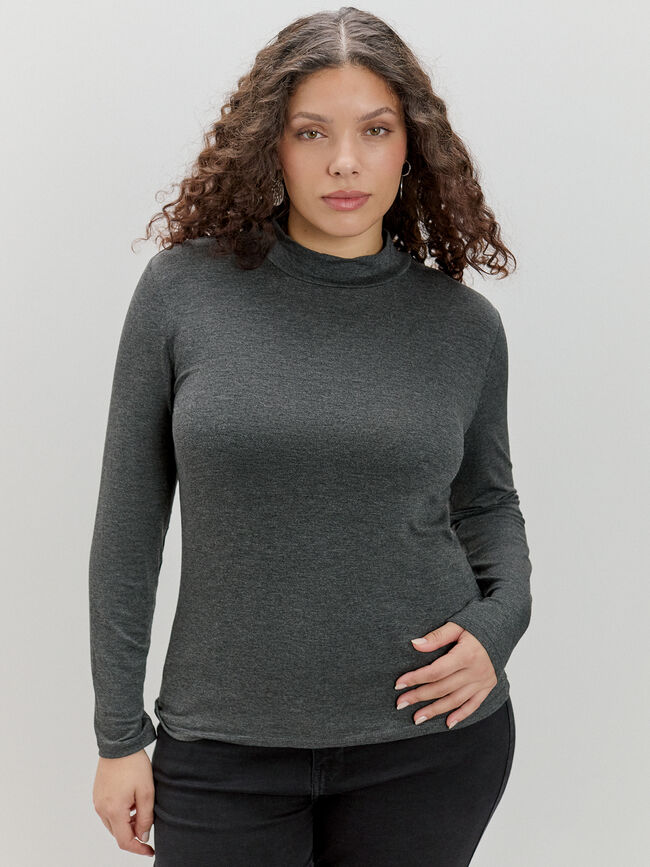 CAMISETA MANGA LARGA Gris vigore Osc