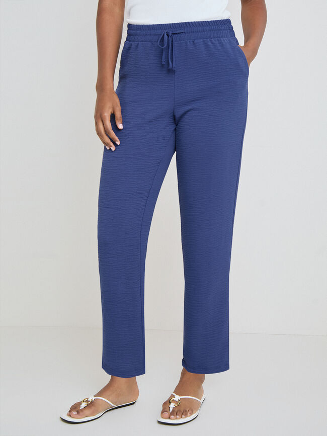PANTAL&Oacute;N JOGGER AZUL TINTA