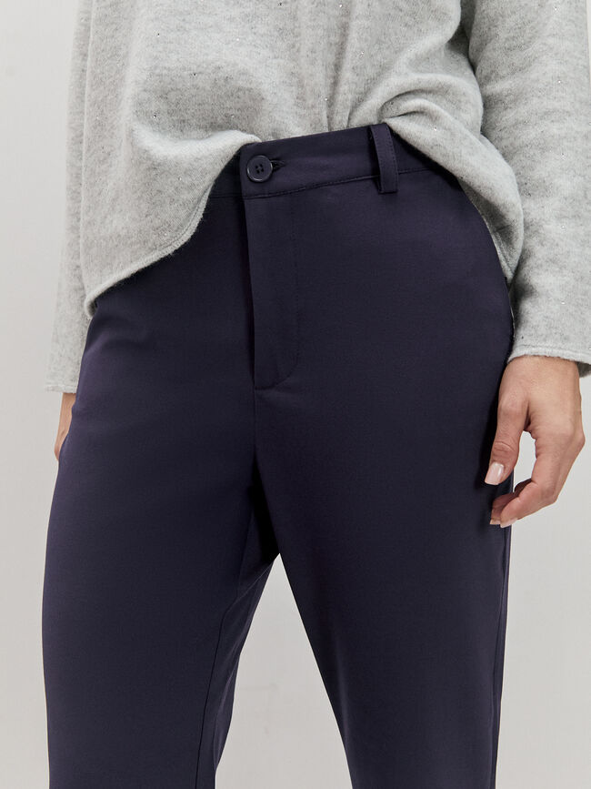 PANTALÓN RECTO Azul Marino