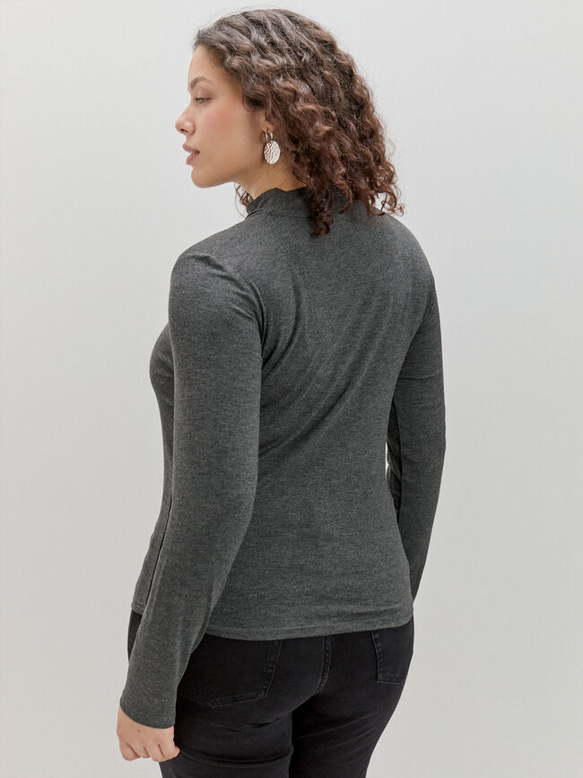 CAMISETA MANGA LARGA Gris vigore Osc