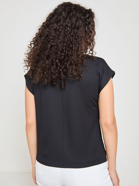 CAMISETA HEBILLA Negro image number null
