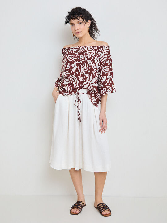 PANTALON DETALLE Crudo image number null