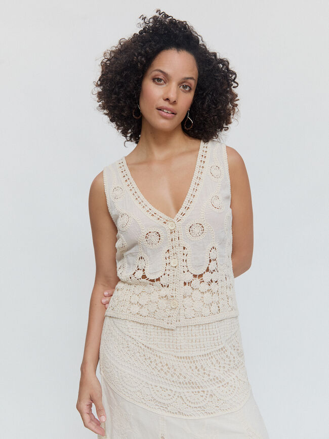 TOP DE CROCHET Crudo