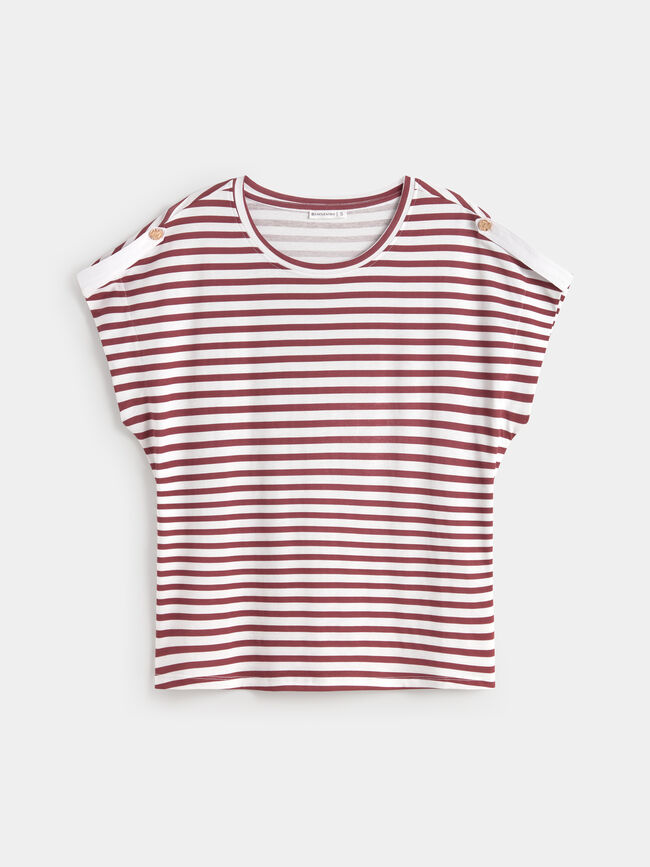 CAMISETA BOTONES TRABILLA Rayas 2