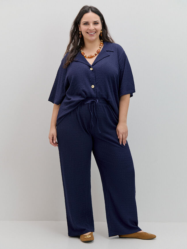 CAMISA TEXTURA Azul Noche