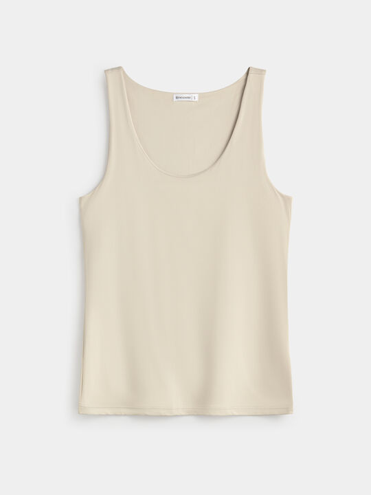 CAMISETA TIRANTE ANCHO Piedra image number null
