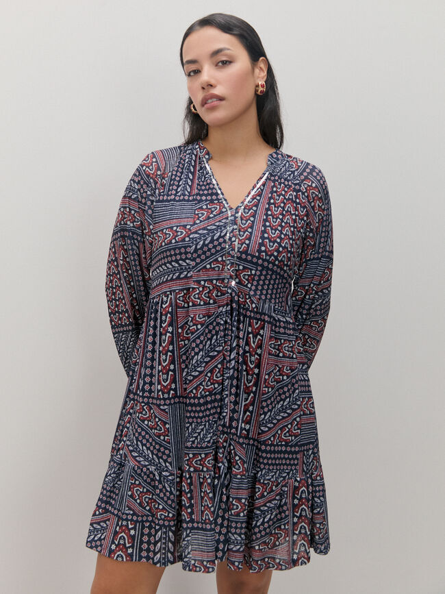 VESTIDO ESTAMPADO Estampado 1