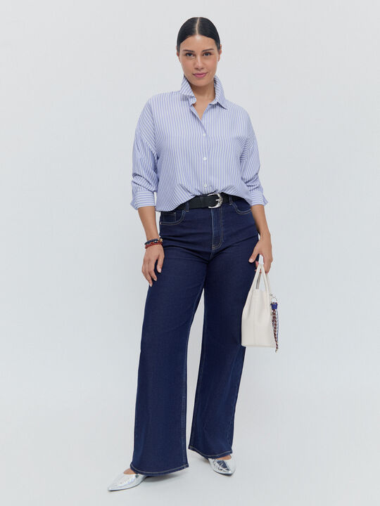 CAMISA OVERSIZE Cobalto image number null