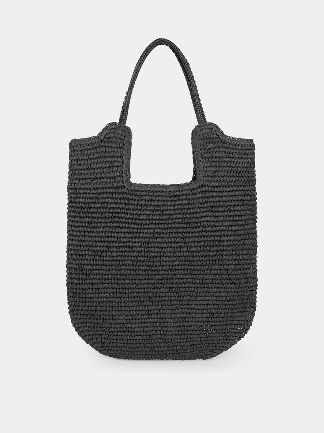 BOLSO GRANDE BIMATERIA Negro