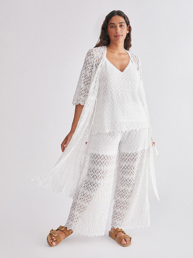 Caftan Blanco Optico