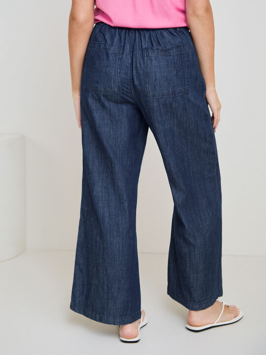 PANTALON CULOTTE Dark blue image number null