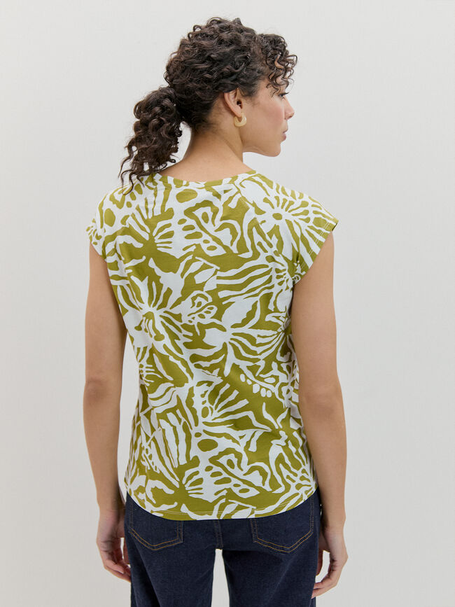 TOP MANGA CORTA Estampado 1