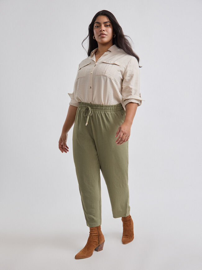 PANTALÓN FLUIDO Kaki