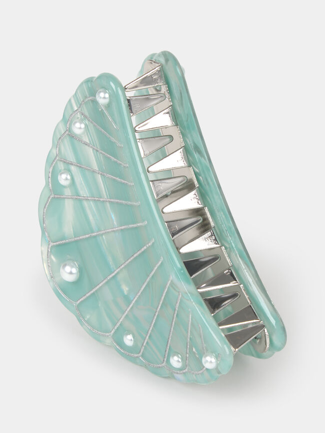 PINZA CONCHA MEDIANA Azul Agua