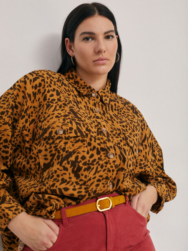Camisa estampado animal Estampado 1