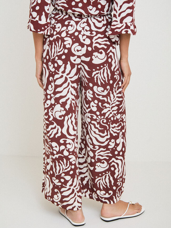 PANTALON  CULOTTE FLUIDO Crudo