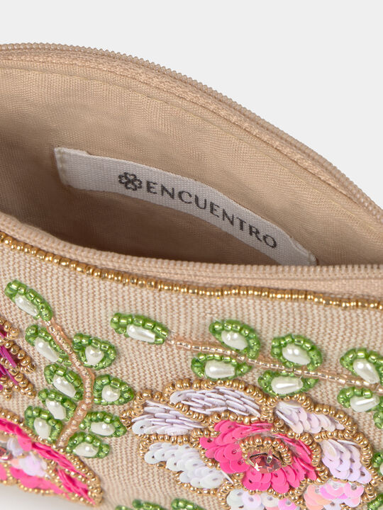 MONEDERO DETALLE BOLAS Crudo image number null